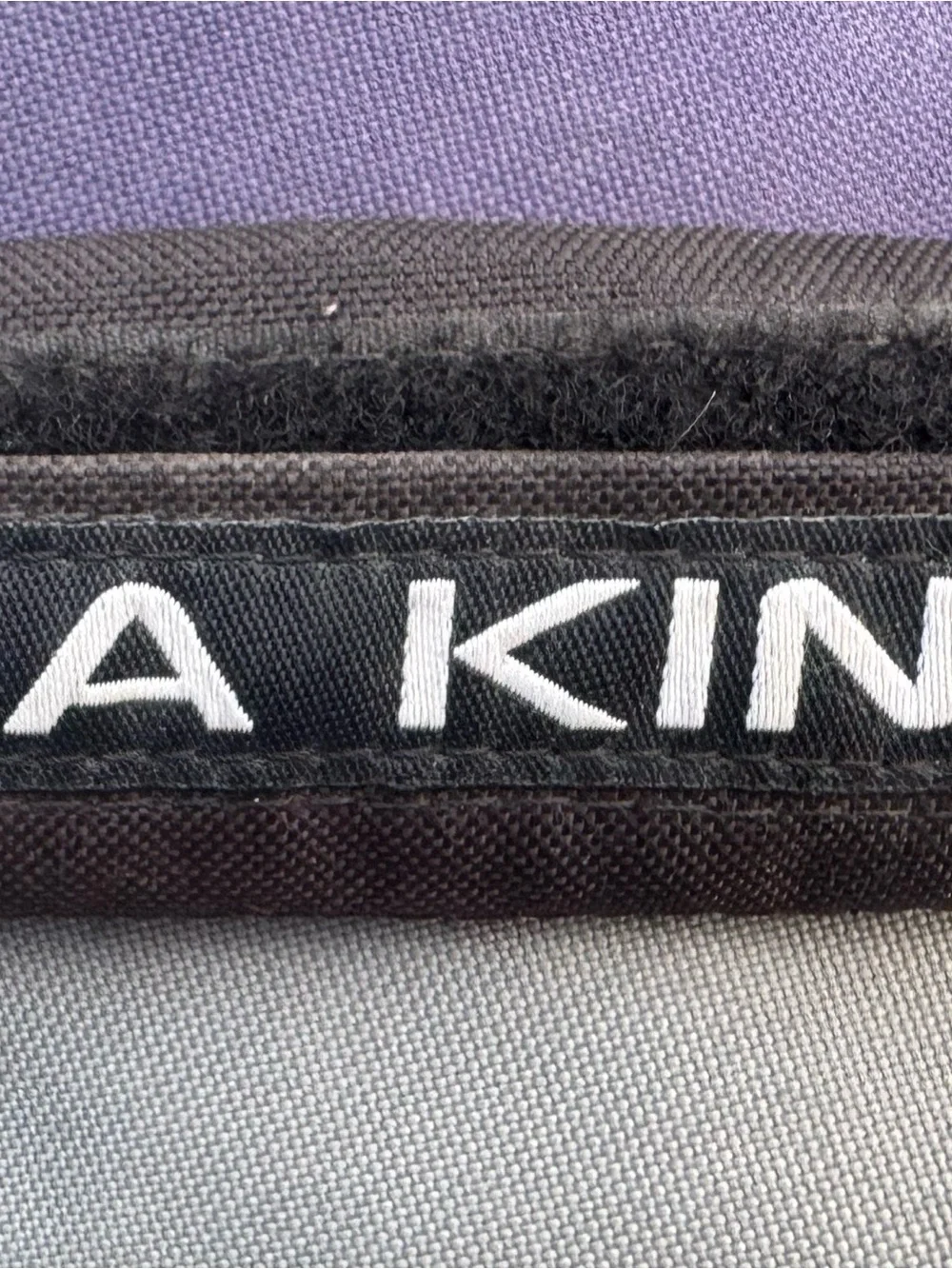 Vintage DaKine Snowboard Bag Padded Travel Carrier Gray Blue Ski Case Zip
